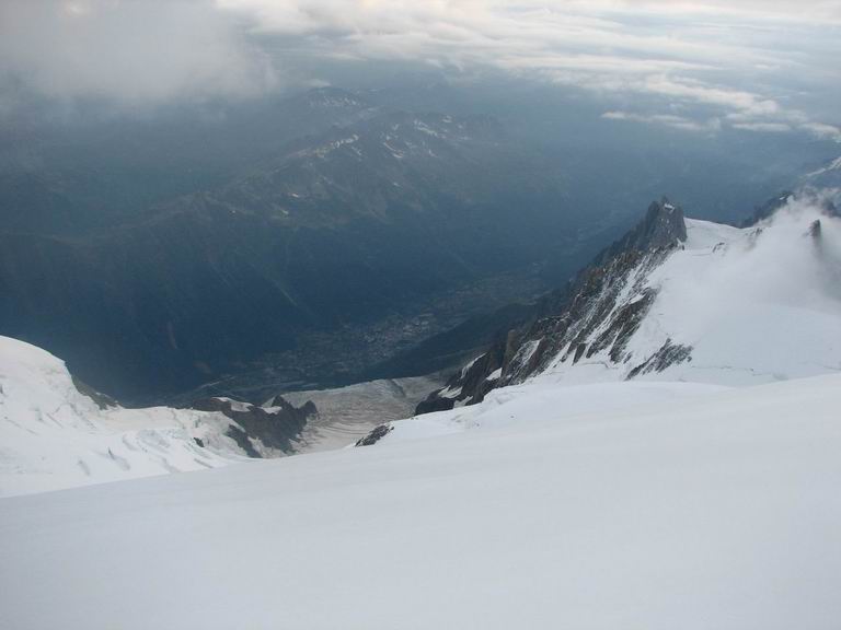 Pohled z Mont Blancu