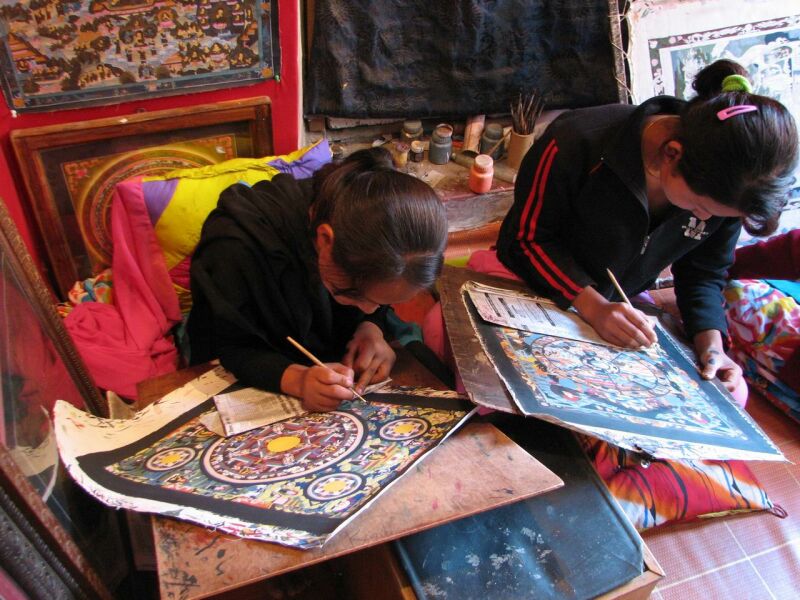 Kreslc uenci z Tibetu