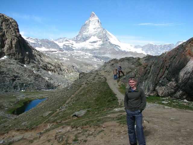 Musel jsem se hned vyfotit s Matterhornem